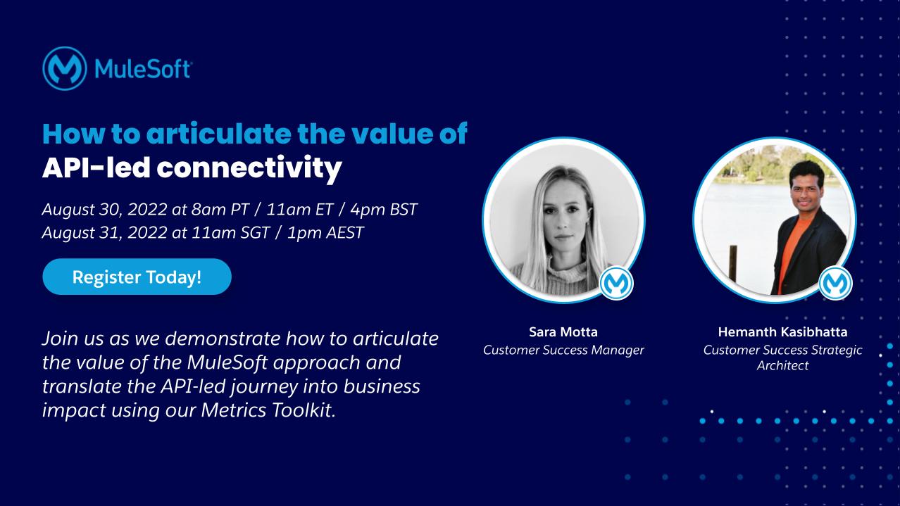 Articulate the value of API-led connectivity | MuleSoft