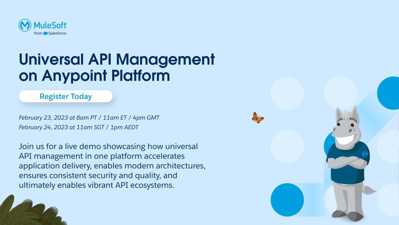 Universal API Management on Anypoint Platform | MuleSoft
